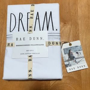 Rae Dunn DREAM pillowcases